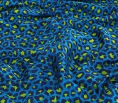 Jacquard color piel animal turquesa verde claro