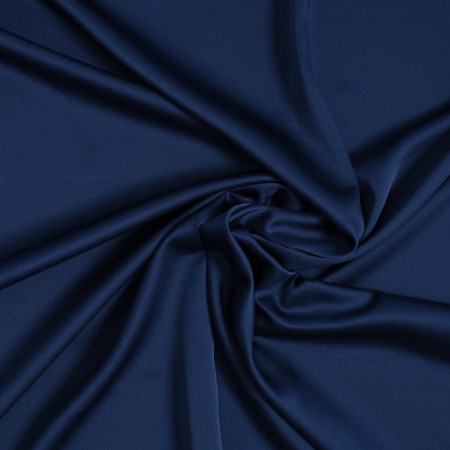 Navy saona satin cr?pe