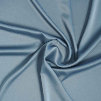 Blue  saona satin crêpe