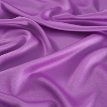 Purple saona satin crêpe