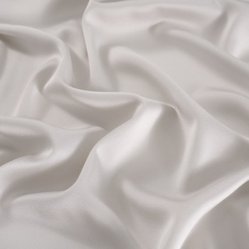 Grey pearl saona satin crêpe