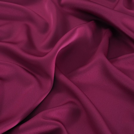 Fuxia saona satin crêpe