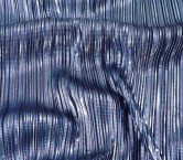 Plisado foil fluÍdo azul