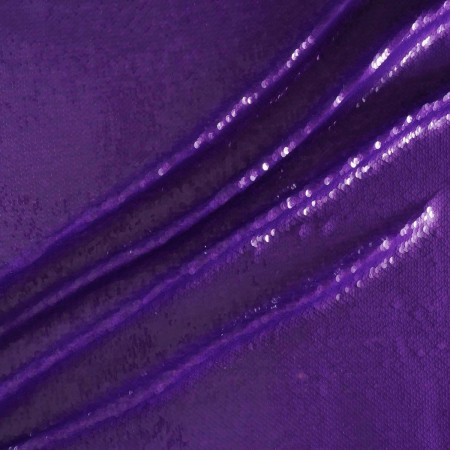 Overlapping transparent sequins violeta