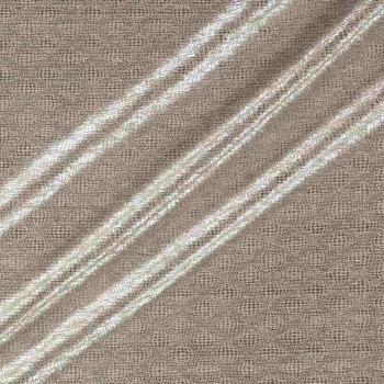 Plisado irregular foil plata