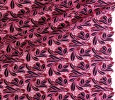 Guipur multicolor hojas rosa