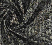 Tweed con hilatura fantasia negro