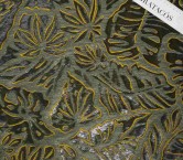Jacquard hojas fondo cÁÑamo amarillo