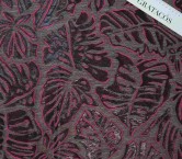 Fuxia jacquard hojas fondo cÁÑ