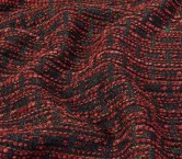 Jacquard fantasia lana lamÉ burdeos