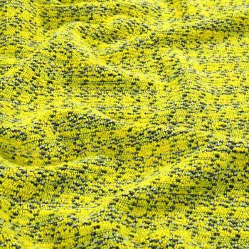 Yellow tweed con hilatura grue
