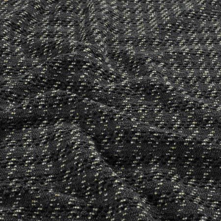 Tweed con hilatura gruesa gris