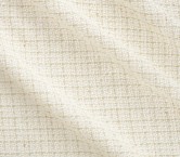 Tweed de cuadros lame marfil