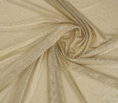 Golden sequins on net