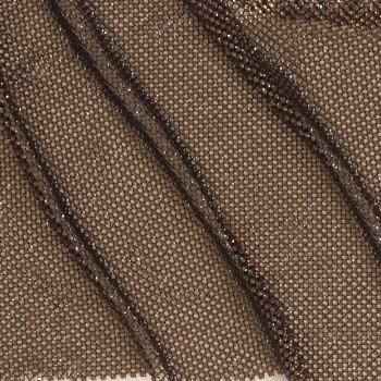 Red con lentejuelas marron