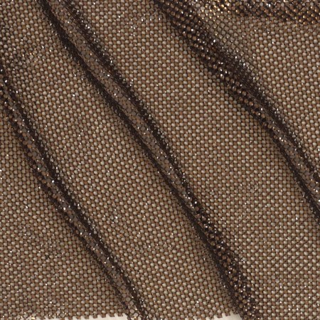 Red con lentejuelas marron