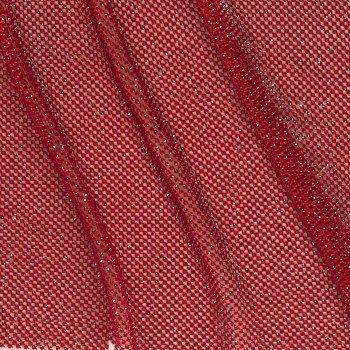 Red con lentejuelas rojo