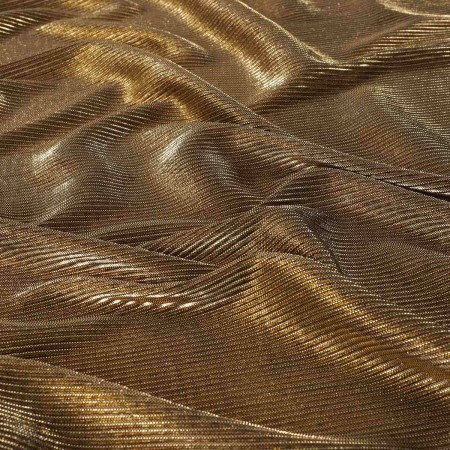 Fantasia plisada oro