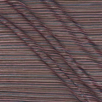 Multicolor  pleated stripes wi