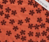 Algodon con lentejuelas marron