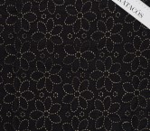 Voile de algodon   negro