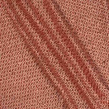 Red double two-color sequins