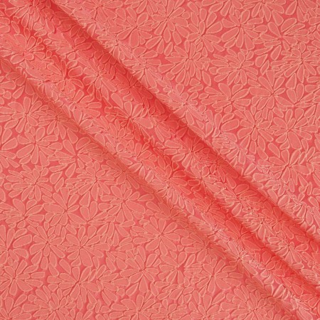 Coral jacquard cloqu? org?nic