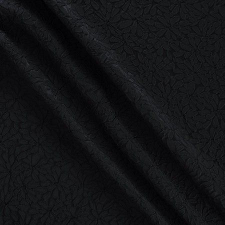 Black jacquard cloqu? org?nic