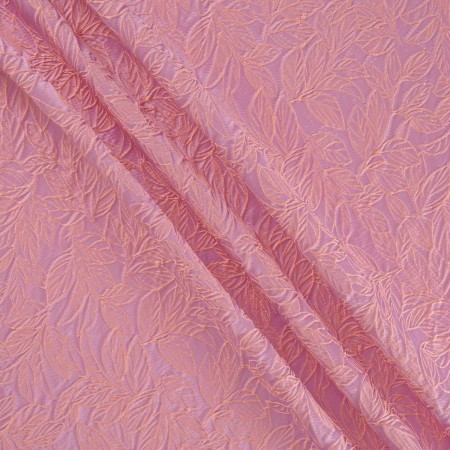 Salmon lila jacquard cloqu? le
