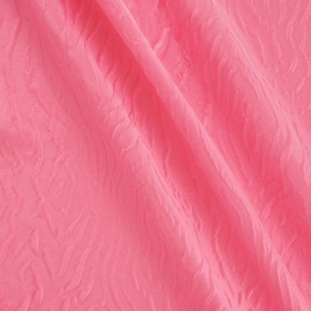 Jacquard relieve fuxia