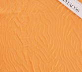 Orange jacquard relief