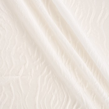 White jacquard relief
