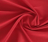 Jacquard geomÉtrico rojo