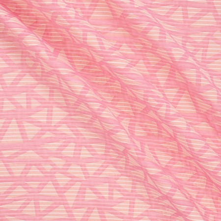 Jacquard geomÉtrico rosa