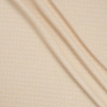 Beige rustic jacquard