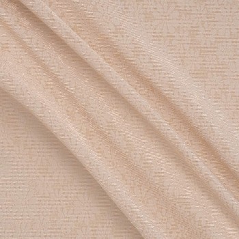 Beige jacquard floral