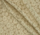 Beige jacquard floral