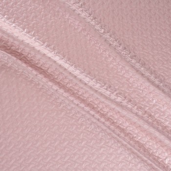 Pink padded jacquard lam?