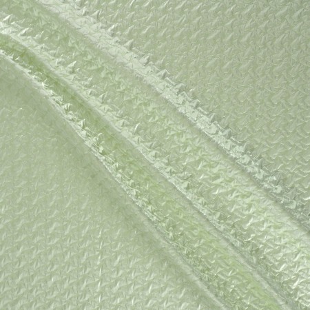 Green padded jacquard lam?
