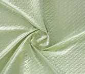 Green padded jacquard lam?