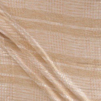 White rustic jacquard