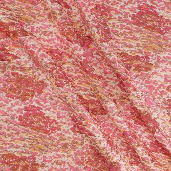 Pink jacquard lam?