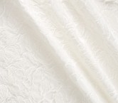 Red jacquard cloqué floral