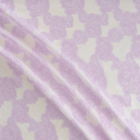 Lilac jacquard fil coup?