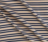 Marine striped jacquard