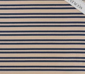 Marine striped jacquard