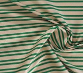 Green striped jacquard