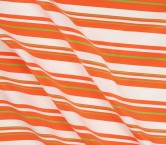 Jacquard rayas  naranja