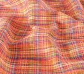 Tweed multicolor naranja