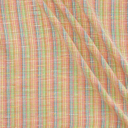 Tweed multicolor verde acido
